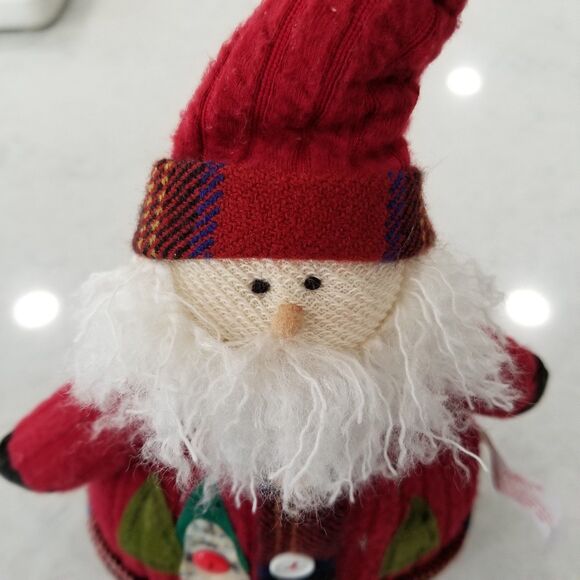 Vintage Russ Berrie & Co snowman santa shelf sitter the Christmas sampler - Picture 7 of 11